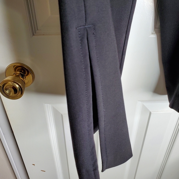 Worthington Black Crop Dress Pants With Ankle Slit - Picture 4 of 5